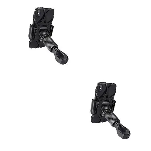 Produktbild: jojofuny 2St handyfahrradhalterungen Handy fahrradhalterung Fahrrad Navigation fahrradzubehör Fahrrad ständer Fahrrad Smartphone Halter handyhalter Fahrradrahmen Navigationsklammer