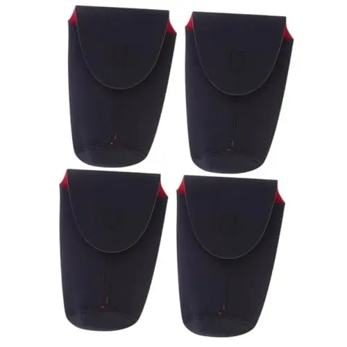 Produktbild: jojofuny 2 Sätze Tasche Für Kameraobjektive Linsentasche Objektivtasche Für Tasche Für DSLR Objektiv Tasche Für Objektivbeutel Linsenhülse Objektivbeutel Für Tauchmaterial Black 2 Stück * 2