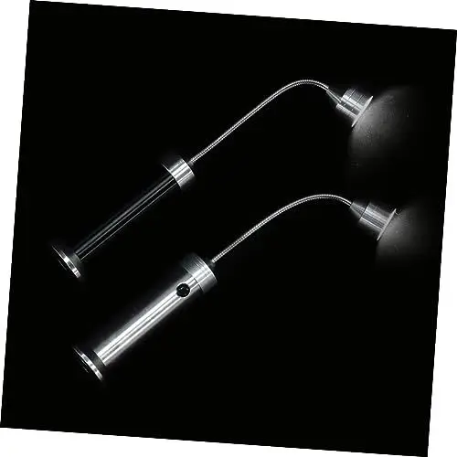 Produktbild: jojofuny 2 Stk 9LED Grill lampe taschenlampe Grillbeleuchtung grillzange Starke leichte Schlauchlampe Grilllampe draussen Arbeitslampe weicher Schlauch Grilllicht Schlauchlichter magnetisch