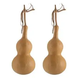 Produktbild: jojofuny 2 StüCk NatüRliche Kalebasse Dekoration – Gourd Ornament FüR Praktische Desktop Dekoration, GlüCksbringer Und Feng Shui Geschenk