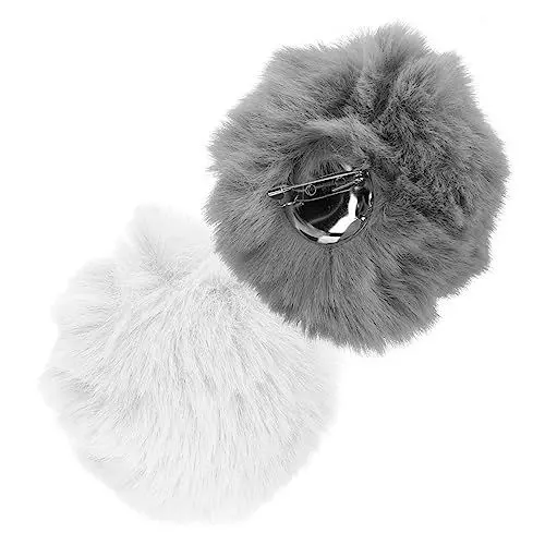 Produktbild: jojofuny 2st Kaninchenschwanz plüsch plüschball Kostümzubehör Für Hasen Weißes Kaninchenkostüm Hasenschwanz Kostüm Hasenkostüm Damen Hasenschwanz Erwachsener Kleidung Fräulein