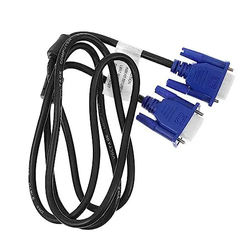 Produktbild: jojofuny 2stücke Vga- Monitor-bildschirmkabel Datenkabel Projektor-vga-kabel Für Pc Mit Pe-hülle Und Kupferleiter Für Gute Leitfähigkeit Und Haltbarkeit