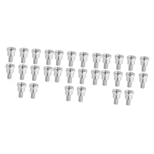Produktbild: jojofuny 30 Stk Bohrer für Trockenbau drywall tools trockenbau schrauber bit bohrer Gipskarton-Vanadiumschrauben Trockenbau-Schraubendreher PH2-Schraubendreherbits Trockenbauteile Silver