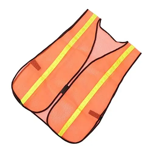 Produktbild: jojofuny 3St Reflektierende Westen unter Tanktops für Männer Mesh-Weste herren weste gelbe Weste orangefarbenes Tanktop Herrenmantel Muskelshirt Warnweste Netz Kleidung