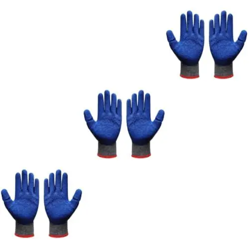 Produktbild: jojofuny 3 Paar Baumwollhandschuhe Zum Reinigen Empfindlicher Arbeitshandschuhe Für Aufgaben Im Innen- Und Außenbereich