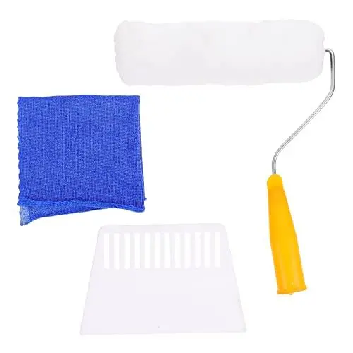 Produktbild: jojofuny 3 Stück 1 Satz Tapeten-tool Praktischer Tapetenroller Bling Dekor Malset Wanddekorationsset Lipgloss-kit Schaltknauf Farbschaber Mehrzweckwerkzeug Malen Plastik Combo-platte Schwer