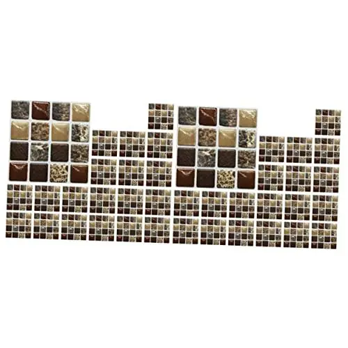 Produktbild: jojofuny 40stücke Wasserdichte Selbstklebende Fliesenaufkleber Retro- -wandfliesen Für Küche Und Bad Leicht Abziehbare Fliesenaufkleber Dekoration Von Wänden Und Böden