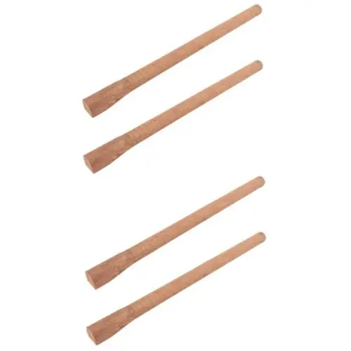 Produktbild: jojofuny 4 Stück Axtgriff Axtstiel tauschen Holz-Ersatzgriff für Safety Safe todsicher holzstäbchen Holzgriff für Campingaxt Ersatz-Axtstiel aus Holz hölzern handhaben Holzstock Camping