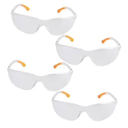 Produktbild: jojofuny 4 Stück arbeitsschutzbrille arbeitsbrille Sicherheitsbrille Schutzbrille für Labor Gläser Antibeschlagbrille Schutzglas Augenschutz anti Nebel Anti-Wind und Sand