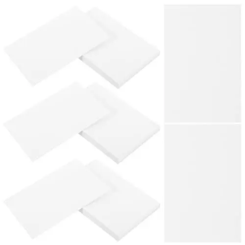 Produktbild: jojofuny 50 Stück Leeres Kartenmaterial Einladungskarte Nachrichtenkarten Leere Postkarten Karteikarten Danke Karten Leere Spielkarten Leere Lernkarten Geschenk Papier Karton Weiß