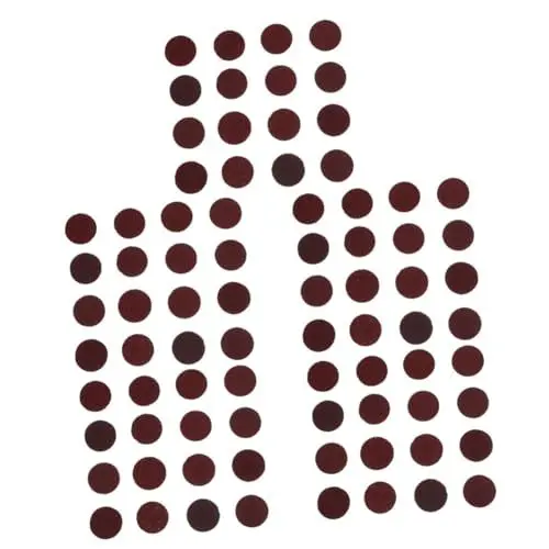 Produktbild: jojofuny 5 Sätze Schleifpapier Entgrater Brünieren Körnung Schleifbrett Schmirgelpapier Metall Mahler Klett-schleifscheibe Schleifaufsatz Für Bohrer Winkelschleifscheibe Samt 160 Stück * 5