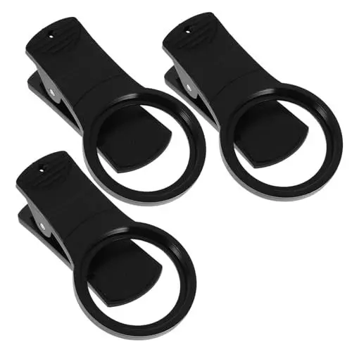 Produktbild: jojofuny 6 STK Weitwinkelobjektiv für Handy Kamera-Zoomobjektiv für Telefon Handy Weitwinkelobjektiv Macro Lens Handy Fotografie zubehör Mobiltelefone Handy Makroobjektiv Kaliber Adapter