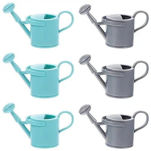 Produktbild: jojofuny 6st Mini Puppenhaus Garten Wasserkocher: Fee Mini Puppenhaus Garten Wasserkocher: Feengarten Kleiner Gießeimer Sprühflasche Für Pflanzen - Gartengießkanne Für Becken Draussen, Abs, Kind