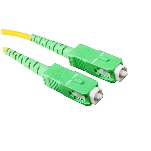 Produktbild: jojofuny Adapter-faser-jumper Gd Lwl-patchkabel Glasfaser Zum Patchkabel Ethernet-kabel Single-core-lwl-jumper Grün Und Gelb Ethernet Kabel Pigtail-kabel Infrastruktur Sc Einzelprozessor