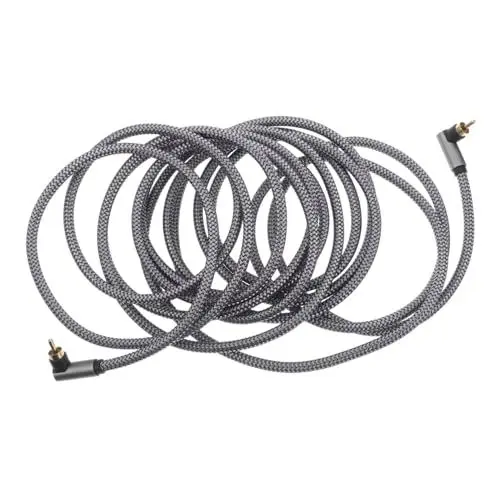 Produktbild: jojofuny Audio-koaxialkabel Videokabel Fernsehkabel Koaxial-audiokabel Für Heimkino Doppelt Geschirmtes Koaxialkabel Mit Vergoldeten Anschlüssen
