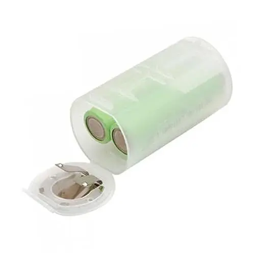 Produktbild: jojofuny Notfall-Adapter Kompakt Hartplastik Umrüstung Auf 1 Oder 2 Aa-batterien