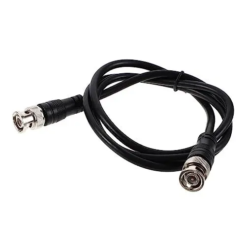 Produktbild: jojofuny Bnc-stecker Auf Q9-Jumper-überwachungsvideokabel 75-3-5 Koaxialleitung Videorecorder-verlängerungskabel Bnc-Kabel (1 Meter) Koaxial Kabel Antennenkabel Kupfer Handheld Kamera