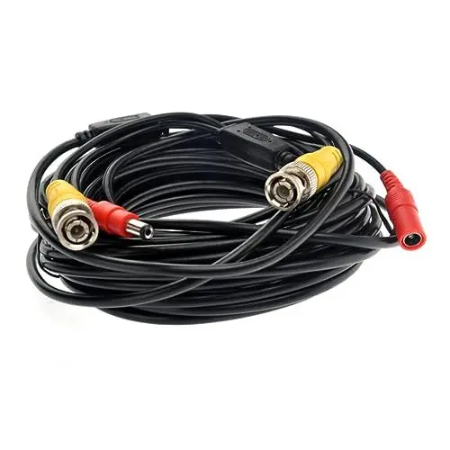 Produktbild: jojofuny 10m Bnc Video Dc Power Verlängerung Kabel CCTV Kamera Monitor Kabel Schwarz Materialien