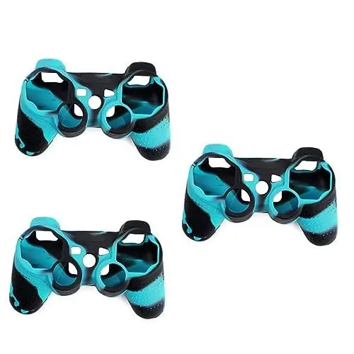 Produktbild: jojofuny 3 Stücke Silikon Skin Case Cover Controller Zubehör/schwarz Kratzfest Gaming Grip Anzug