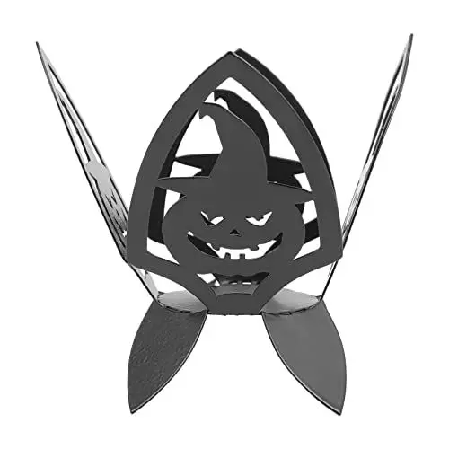 Produktbild: jojofuny Dekorative Leuchter Halloween Candlesticks Metall Kerzenst?nder Kürbisform Teelichthalter für Halloween Party Table Mittelstücke Dekoration Cupcake-Ständer