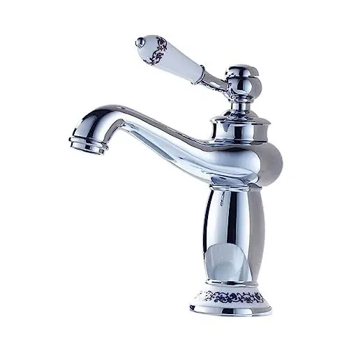 Produktbild: jojofuny Einhand-spültischmischbatterie Wasserhähne Für Badezimmerwaschbecken Waschbeckenhahn Garderobenbecken Waschtisch-mischbatterie Badezimmerarmaturen Küchenarmatur Einzel Mischen