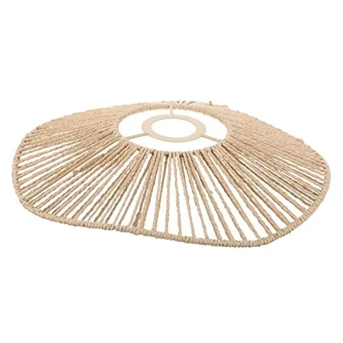Produktbild: jojofuny E27 Fassung Deckenlampe Lampenschirm Retro Korblampe Lampenschirm Für Esszimmer