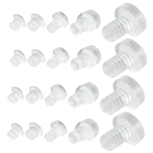 Produktbild: jojofuny Gummi Für Glastischplatten 5 Größen Antihaft-Pads Schrank-/schubladen-Pads 100 Stück Pro Packung