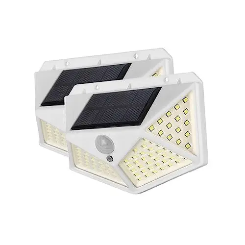 Produktbild: jojofuny Solar Lampe 100 Sensor Licht Für Outdoor Pathway Patio Garten Beleuchtung