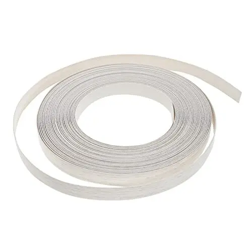 Produktbild: jojofuny Kantenanleimung Für Möbel Furnier Vorgeklebter Flexibler Rand Arbeitsplatten-kantenband Selbstklebendes Kantenband Vorgeklebtes Band Vorgeklebte Kante Pvc Ökologisches Holz Birke