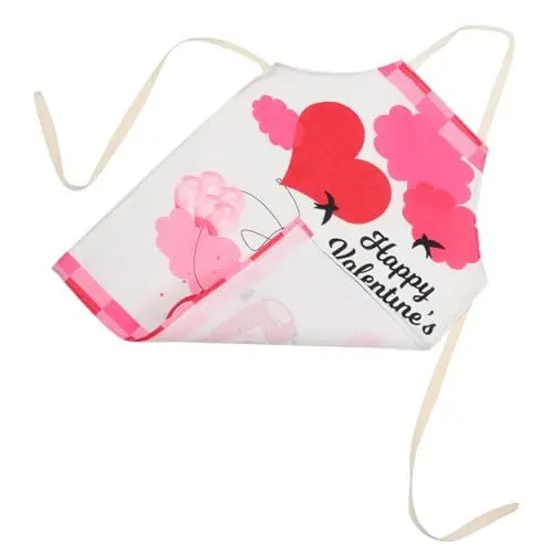 Produktbild: jojofuny Küchenschürzen Schürzenkleid Für Damen Wasserdichte Schürze Wasserdichte Schürze Damenschürzen Bedruckte Kochschürze Leicht Zu Reinigende Schürze Schnell Trocknende