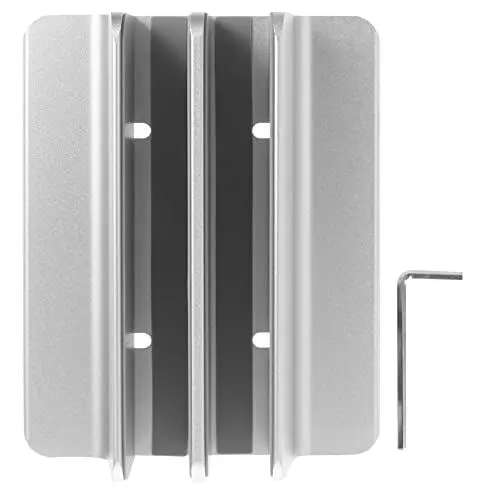 Produktbild: jojofuny Verstellbarer Vertikaler Laptopständer Aus Aluminium Schreibtischerhöhung für Computer/Tablet Steckplätze Kratzfest – Pad