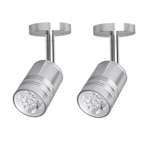Produktbild: jojofuny Led Vitrinenbeleuchtung 360-grad-rotationslampe Kreative Vitrinenlampe Led-vitrinenleuchte Led-schaufensterlampe Decke Kleiner Scheinwerfer