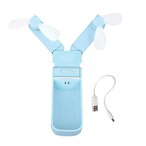 Produktbild: jojofuny Lüfter usb - usb fans folding fan luftkuhler Rechargeable fan mini fan Tragbarer Handventilator Mini-Faltventilatoren Faltfächer Mini-USB- Handgebläse Sky-