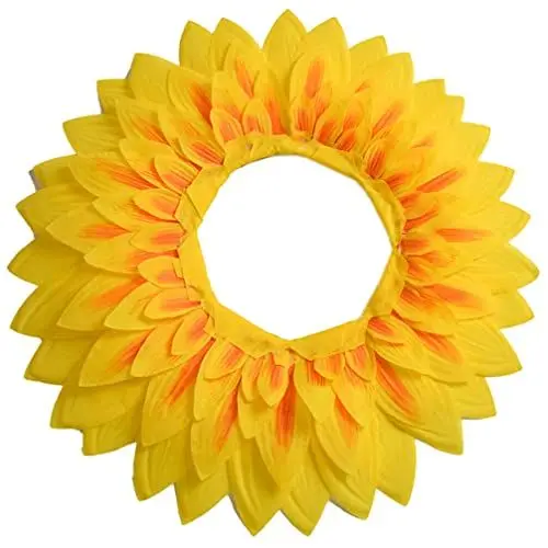 Produktbild: jojofuny Lustiges Sonnenblumen-KostüM, Kopfbedeckung FüR Kinder, 42cm Sonnenblumenhut FüR Karneval, Tanzparty, Festivalspiele, Rollenspiele Und Fotoshooting