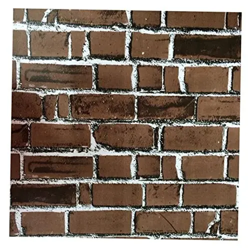 Produktbild: jojofuny Pvc-wandaufkleber Beige Wandcollage Tapetenkleister Schwarz-weiße Tapete Zum Aufkleben Und Abziehen Selbstklebende Wandfliesen Zum Wandaufkleber-dekor Stein 3d Schmücken