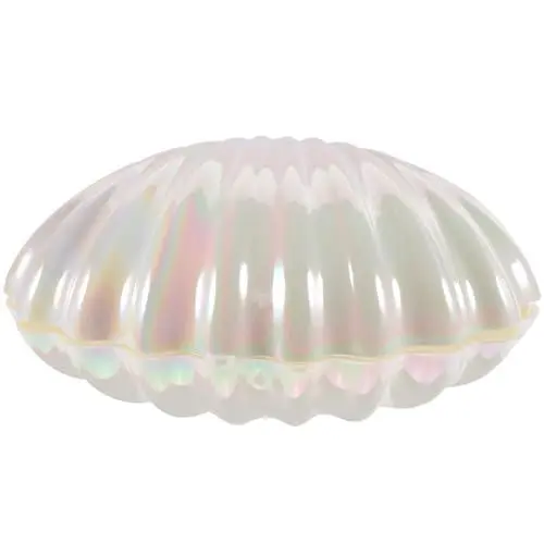 Produktbild: jojofuny 16x8cm MuschelföRmige Schmuckschale Aus Keramik, Muschel Deko Schale FüR Ringe, Süßigkeiten Schachtel Schmuckbox Kosmetik Organizer Schmuck Aufbewahrungsschale