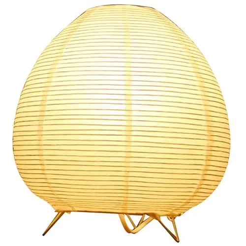 Produktbild: jojofuny Papierlaterne Tischlampe Minimalistische Nachtischlampe Für Kinderzimmer Mit Sanftem Licht Ideal Als Leselampe Oder Nachtlicht Inklusive Glühbirne EU Stecker