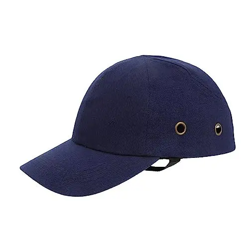 Produktbild: jojofuny Stoßfängerkappe Arbeiten Baseballkappe für Herren Sicherheitshüte für Männer Arbeiten Schutzhelm Kopfschutzmütze Harte Baseballmütze einstellbar Baseball Kappe schützender Hut Eva