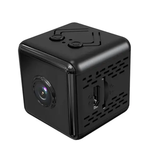 Produktbild: jojofuny ferngesteuerte Kamera drinnen drahtlos Indoor-Kamera kabellos WLAN nachtsichtkamera Night Vision Camera monitorre kameratasche Innenkamera Remote-Kamera Abs Black