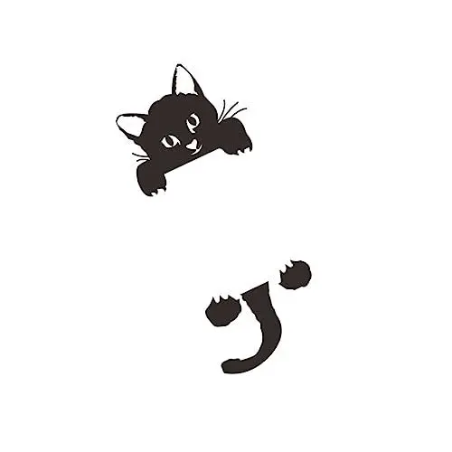 Produktbild: jojofuny Cartoon Decals Wandbehang Dekorative Zeichen Katze Aufkleber Für Room Decor