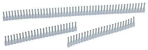 Produktbild: Jokari Aderendhülsen 0,5 End Sleeves, 10 Streifen mit 50 Hülsen Stück, 60150