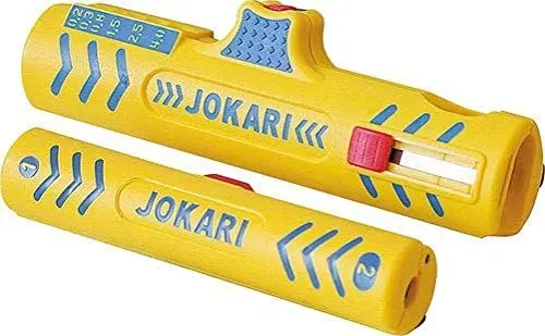 Produktbild: Jokari Kabelverarbeitungs-Set Secura II (für Coaxialkabel ø 4,8-7,5 mm und Rundkabel ø 8-13 mm, Abisolierwerkzeug Kabel) 490119