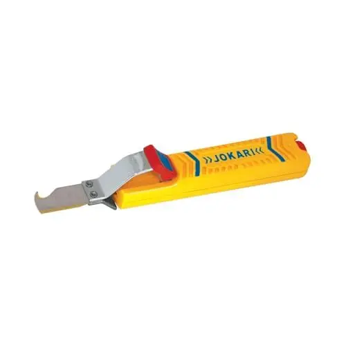 Produktbild: JOKARI original Kabelmesser Standard Nr. 28H zum Abisolieren von Rundkabel (z.B.NYM/NYY) 8 bis 28mm Ø, mit Hakenklinge
