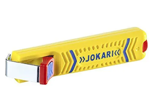 Produktbild: JOKARI®original Kabelmesser Secura Nr.16, zum Abisolieren von Rundkabel (z.B.NYM/NYY) 4 bis 16mm Ø, Art.Nr.10160