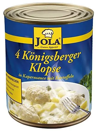 Produktbild: Jola Königsberger Klopse mit Kartoffeln, 800 g