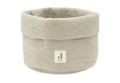 Produktbild: Jollein 580-608-67052 Pflegekörchen/Wickeltischkörbchen Soft Waves olive