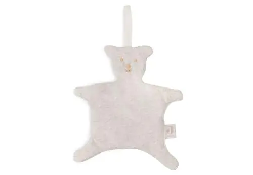 Produktbild: Jollein Schmusetuch Baby - Harvest, Natural - Schnullertuch - Schnuffeltuch - 75% Baumwolle, 25% Polyester - OEKO-TEX Zertifiziert - Bär