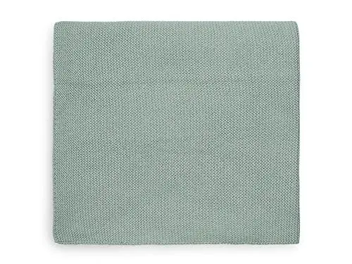 Produktbild: Jollein Strickdecke Basic Waldgrün 100 x 150 cm