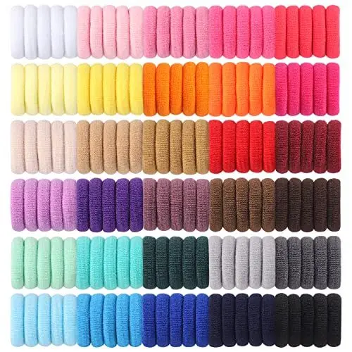 Produktbild: Jollybows 300 Stück Haargummis Mädchen, Bunt Kleine Elastische Zopfgummis Mini Haarschmuck für Baby Mädchen Kinder Kleinkind (1 Zoll / 2,5 cm 30 Farben)