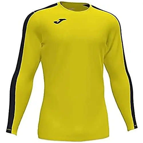 Produktbild: Joma Herren Academy Langarm-T-Shirt, Gelb/Schwarz, XL